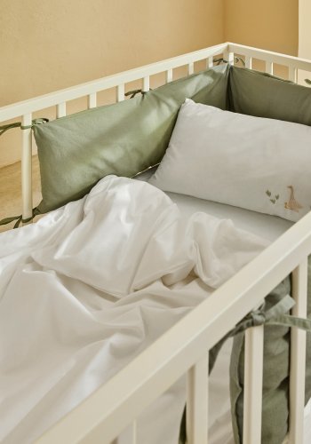 KAVE HOME Laily sengerand - grn bomuld (180x30)