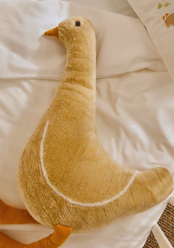 KAVE HOME Milu beige, gseformet, bomullspute, 50 cm