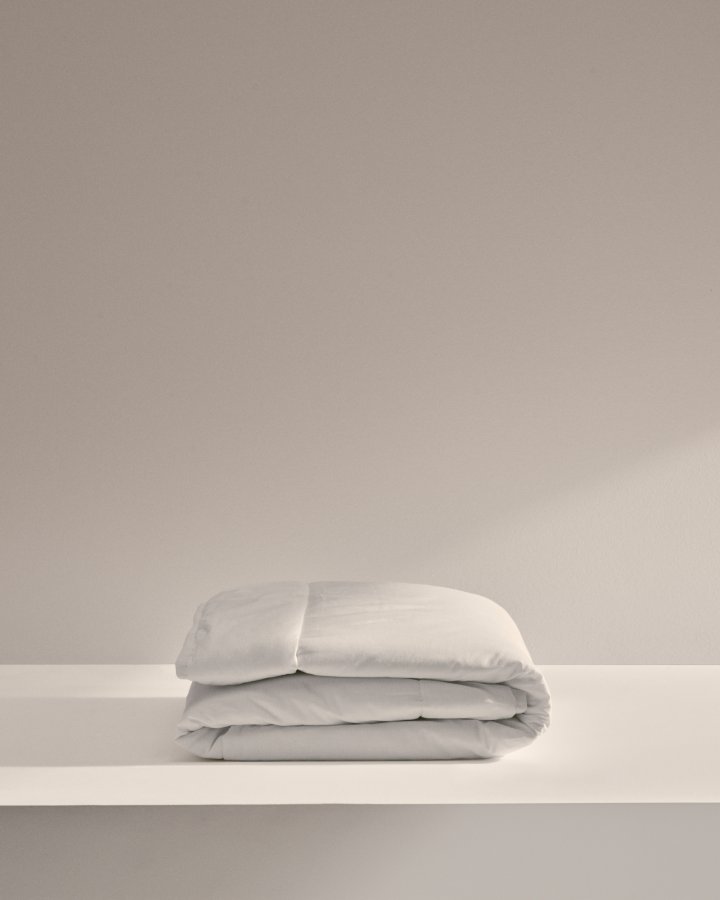 KAVE HOME Gianela quilt - hvit bomull (70x140)