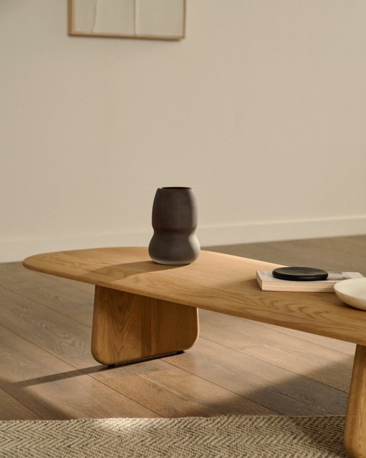 KAVE HOME Pirita salongbord - naturlig eik (146x64)