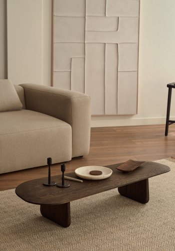 KAVE HOME Pirita salongbord - brun eik (146x64)