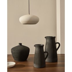 KAVE HOME Inda loftlampe, rund - hvid metal (�30) - KAVE HOME