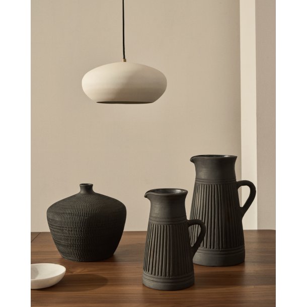 KAVE HOME Inda loftlampe, rund - hvid metal (�30) - KAVE HOME