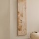 KAVE HOME Silpa mrk beige abstrakt bilde, 182 x 47 cm