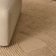 KAVE HOME Domm teppe, rektangulr beige ull (160x230)