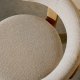 KAVE HOME spisestuestol i granitt - beige chenille og naturlig ask