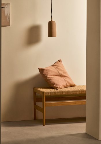 KAVE HOME Madsen taklampe, rund - terrakotta (13)