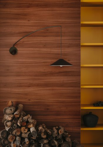 KAVE HOME Kally v�glampe m. drejearm - sort metal