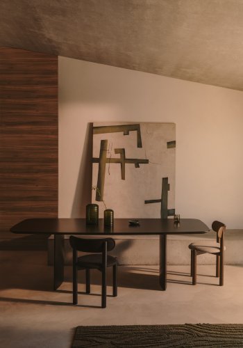 KAVE HOME Fida, grnt abstrakt lerret, 180 x 140 cm