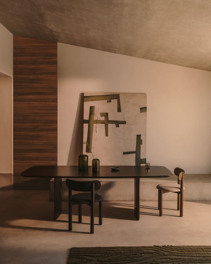 KAVE HOME Fida, grnt abstrakt lerret, 180 x 140 cm