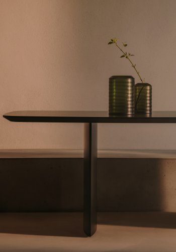 KAVE HOME Litto spisebord, rektangul�r - sort MDF (200x100)