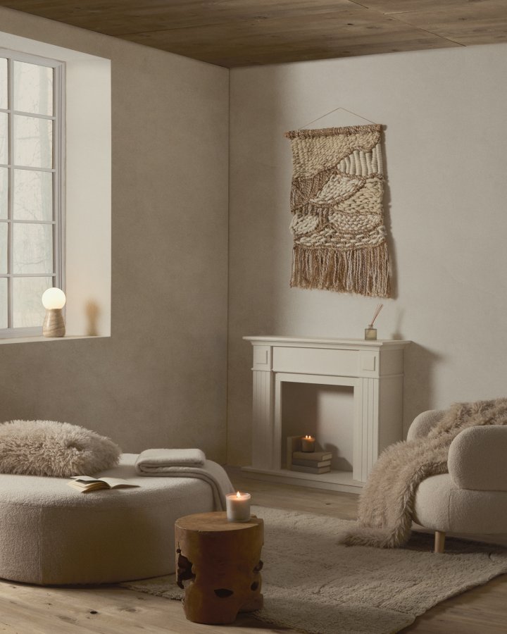 KAVE HOME Tropicana sidebord i solid teak,  35 cm