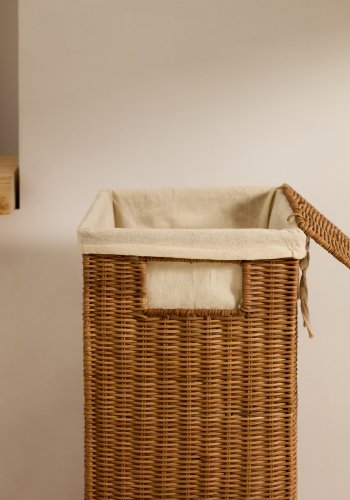 KAVE HOME Indali sett med 2 rottingkurver, 43 x 27 cm / 50 x 20 cm