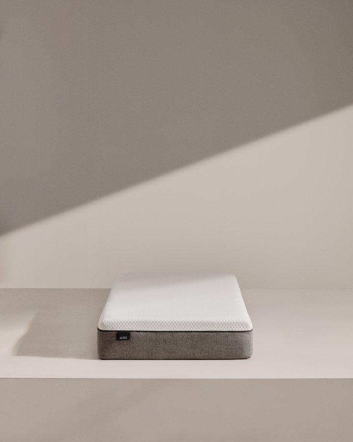 KAVE HOME Eva memory foam madrass - hvitt stoff (90x200)