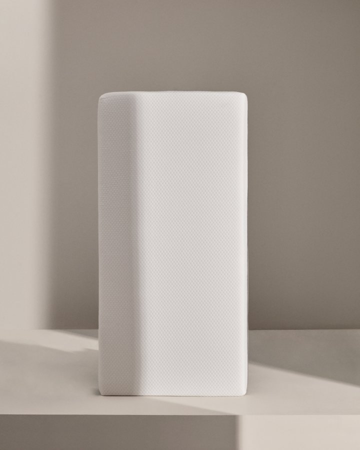 KAVE HOME Eva memory foam madrass - hvitt stoff (90x190)