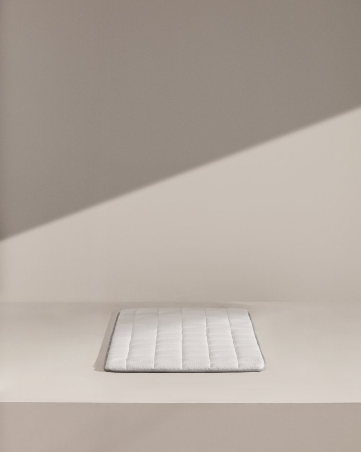 KAVE HOME Freya overmadrass - hvitt stoff (90x200)