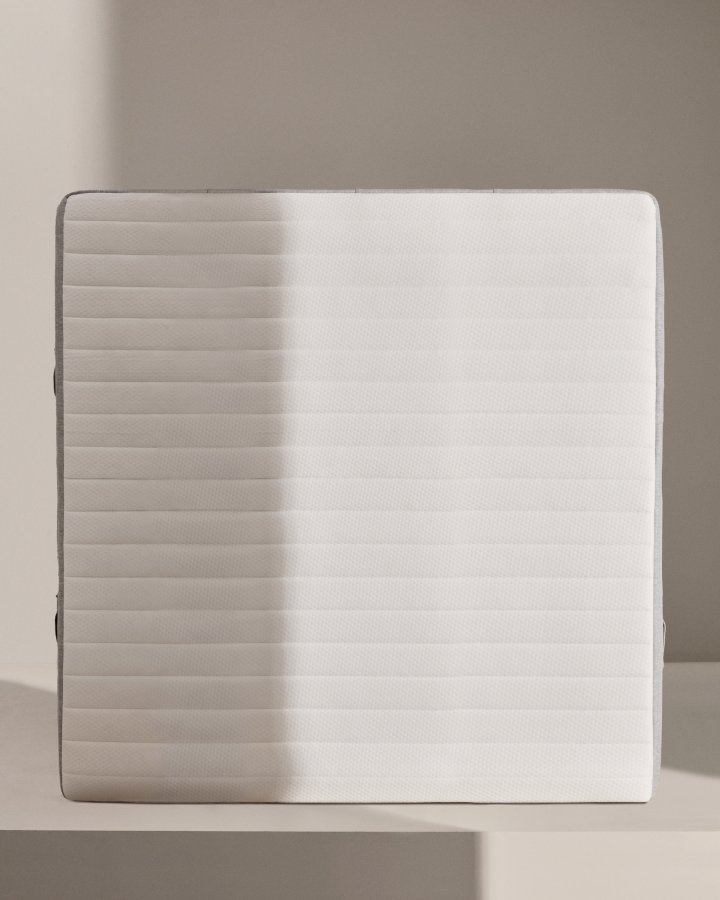 KAVE HOME Juno Pocket fjrmadrass - hvitt stoff (180x200)