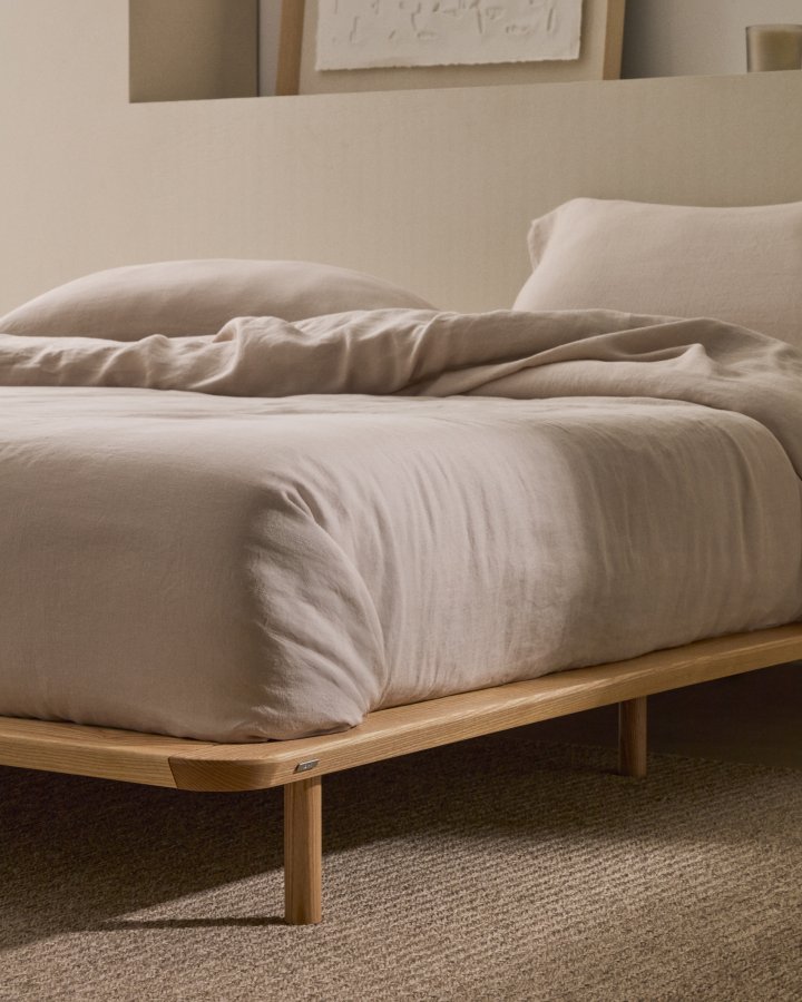 KAVE HOME Anielle sengeramme - naturlig ask (160x200)