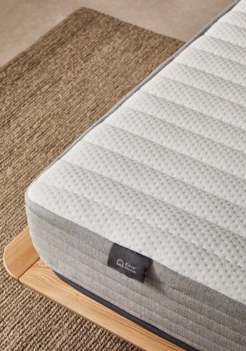 KAVE HOME Juno Pocket fjrmadrass - hvitt stoff (180x200)