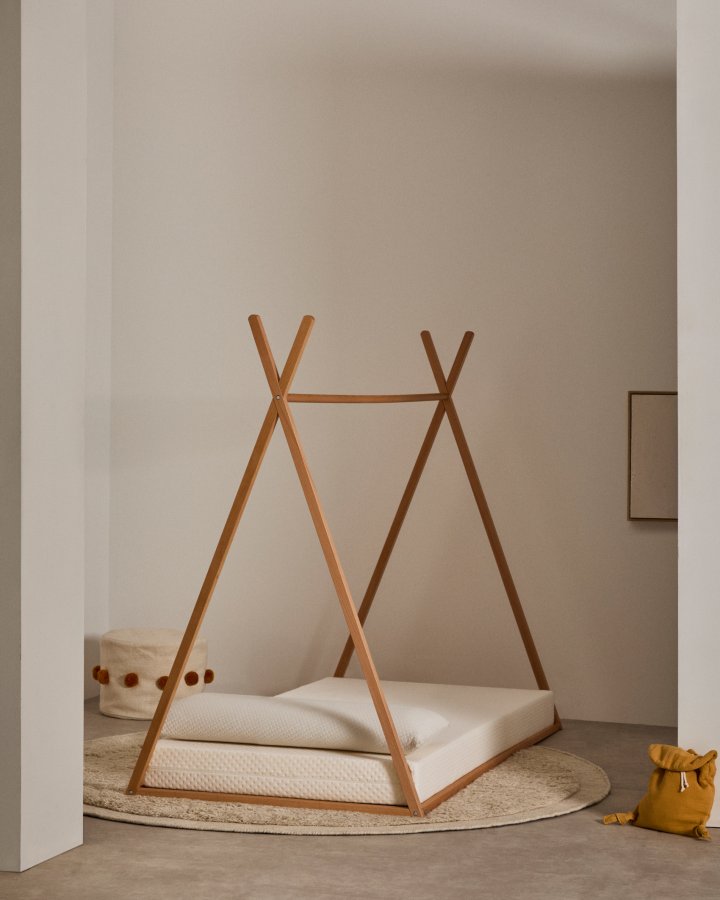 KAVE HOME Valery Adaptive Foam madrass, for Maralis tipi-seng - hvitt stoff (90x190)