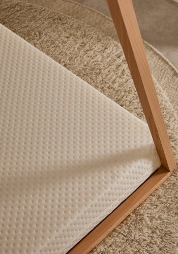 KAVE HOME Valery Adaptive skummadrass - hvit bomull (60x120) 