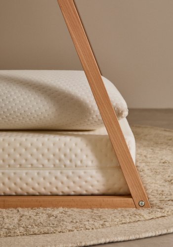 KAVE HOME Valery Adaptive Foam madrass, for Maralis tipi-seng - hvitt stoff (90x190)