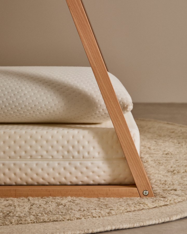 KAVE HOME Valery Adaptive Foam madrass, for Maralis tipi-seng - hvitt stoff (90x190)