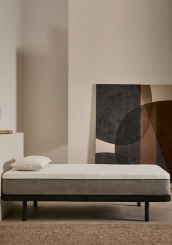 KAVE HOME Undersengsbunn uten ben - svart stoff (for 80x200 cm madrass)