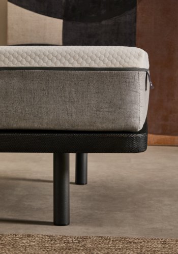 KAVE HOME Undersengsbunn uten ben - svart stoff (for 80x200 cm madrass)