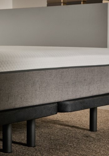 KAVE HOME Undersengsbunn uten ben - svart stoff (for 160x200 cm madrass)