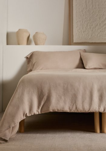 KAVE HOME Talo sengebunn uten ben, med lameller - grtt metall (160x200)