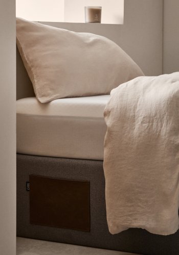 KAVE HOME Matters sammenleggbar sofa, med oppbevaring - svart stoff (for en 90x190 cm madrass)