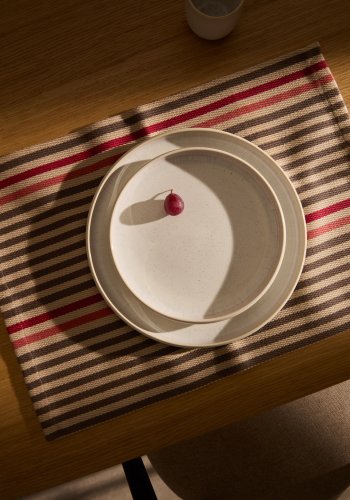 KAVE HOME Uilo desserttallrik, rund - vit keramik (�21,5)