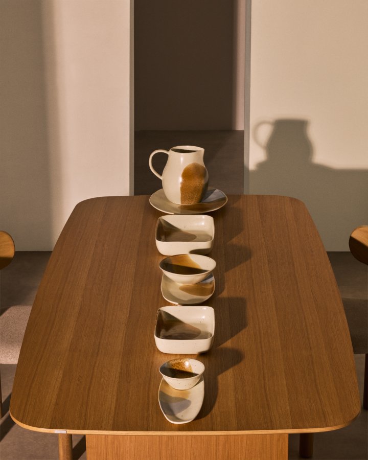 KAVE HOME Miglo kanne, m. hank - flerfarget keramikk