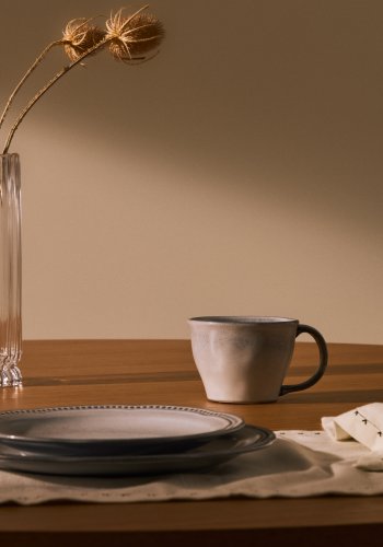 KAVE HOME Dovec kopp, m. hndtak - bl keramikk