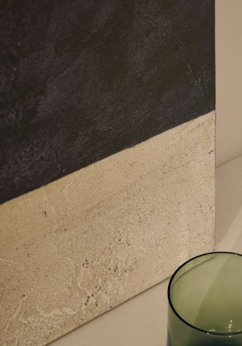 KAVE HOME Fida, grnt abstrakt lerret, 118 x 94 cm