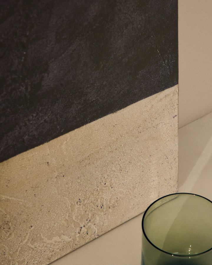 KAVE HOME Fida, grnt abstrakt lerret, 118 x 94 cm