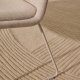 KAVE HOME Zahara beige lenestol og stl i beige utfrelse, 100 % FSC
