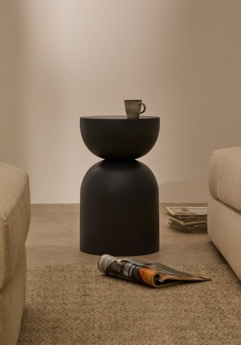 KAVE HOME Sidebord Rachell laget av metall med grlakkert overflate 30,5 cm