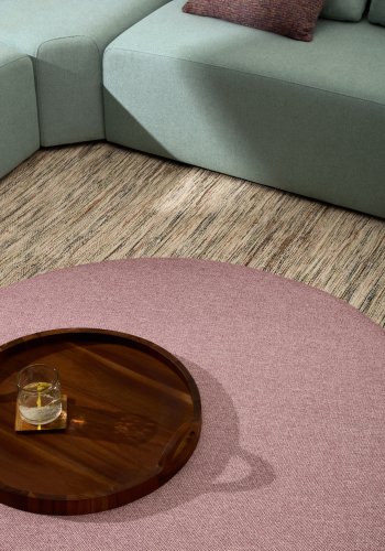 KAVE HOME Kaeli lilla fotsttte med avtakbart trekk 120 cm