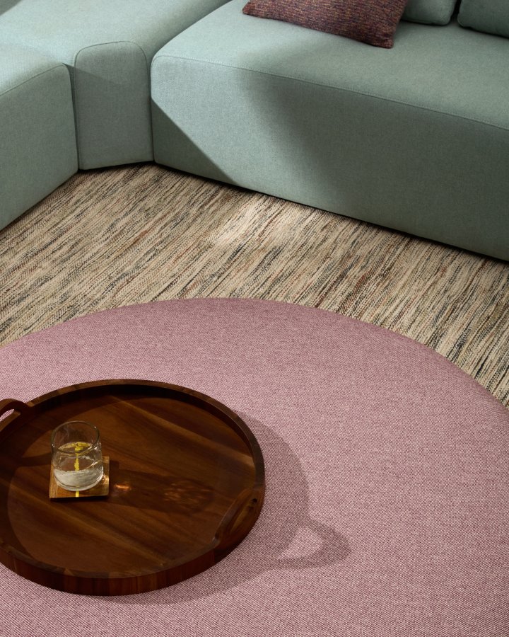 KAVE HOME Kaeli lilla fotsttte med avtakbart trekk 120 cm