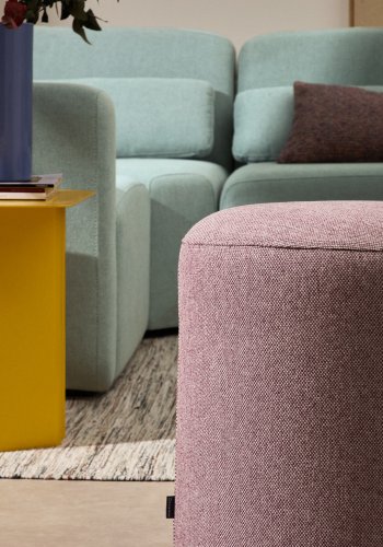 KAVE HOME Kaeli lilla fotsttte med avtakbart trekk, 43 cm