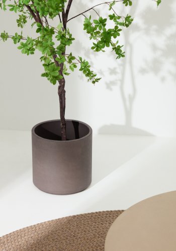 KAVE HOME Enkianthus kunstig tre med svart potte 214 cm