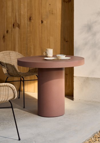 KAVE HOME Aiguablava terrakottasement rundt bord (90)