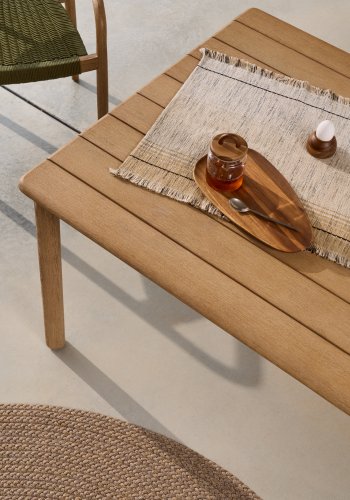 KAVE HOME Sori-bord i FSC 100 % heltre akasie 200 x 100 cm