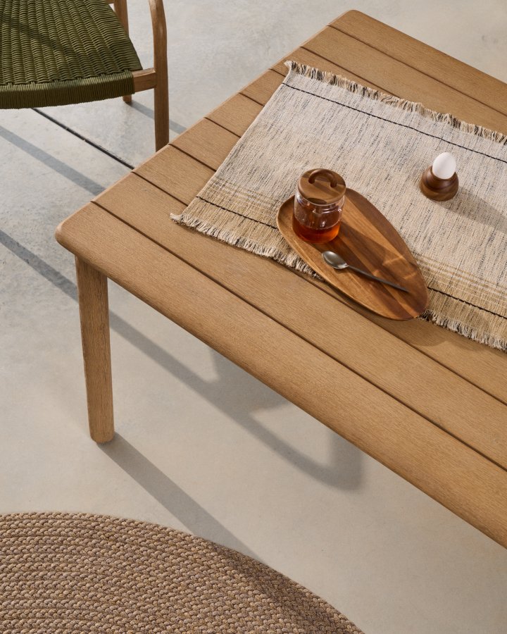 KAVE HOME Sori-bord i FSC 100 % heltre akasie 200 x 100 cm