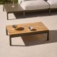  KAVE HOME Sorell salongbord i grnn aluminium og teak 57 x 91 cm FSC 100%