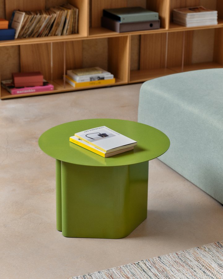 KAVE HOME Arvin grnt sidebord i jern 55 cm