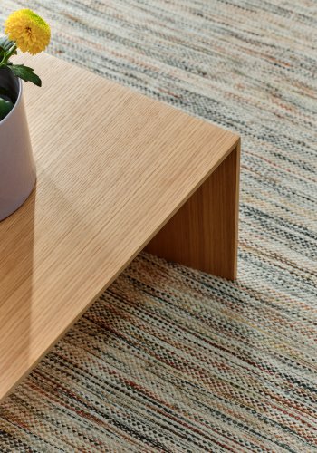 KAVE HOME Litto salongbord i eikefiner med naturlig farge, 140 x 70 cm