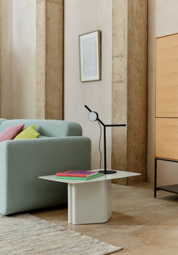 KAVE HOME Arvin grtt jernsofabord 70 x 52 cm